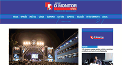Desktop Screenshot of jornalomonitor.com.br
