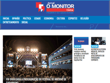 Tablet Screenshot of jornalomonitor.com.br